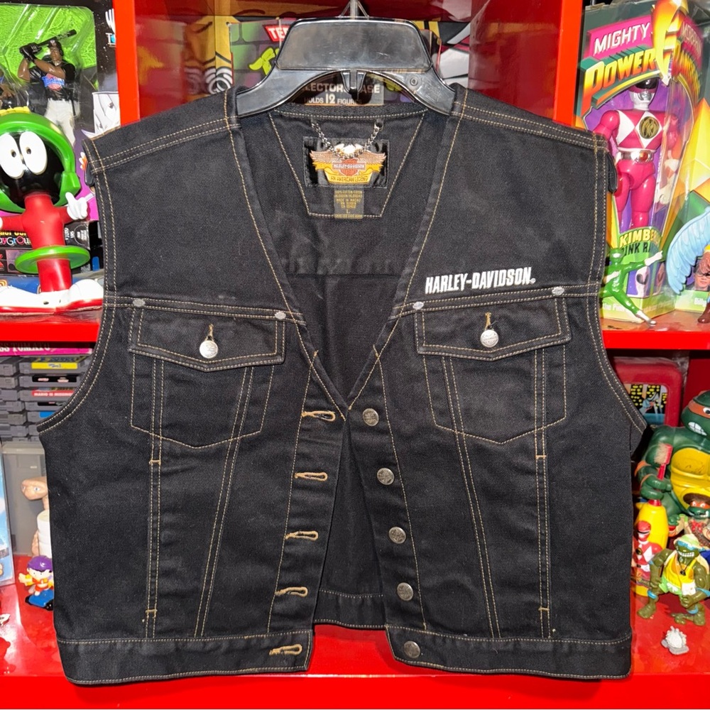 Harley-Davidson x Womens Denim biker Vest